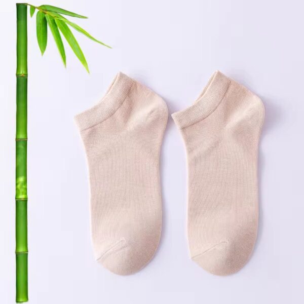 Bamboo Socks Light Cream Color