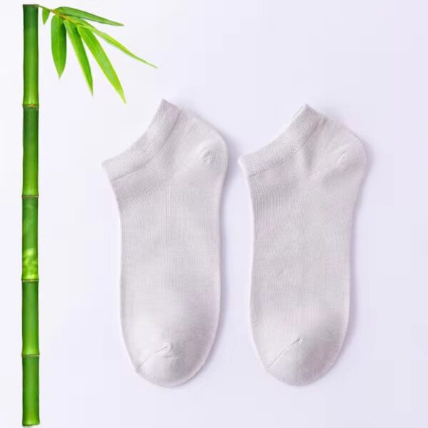 Bamboo Socks Off White Color